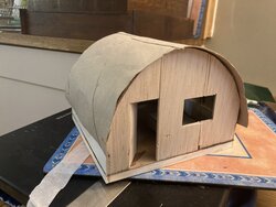 Mock up model of early ideas.